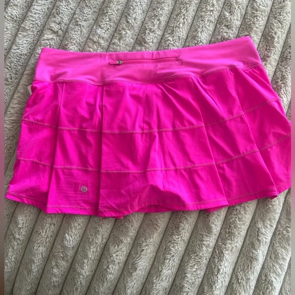 Lululemon Pow Pink Pace Rival Skirt - size 14 - Picture 4 of 5